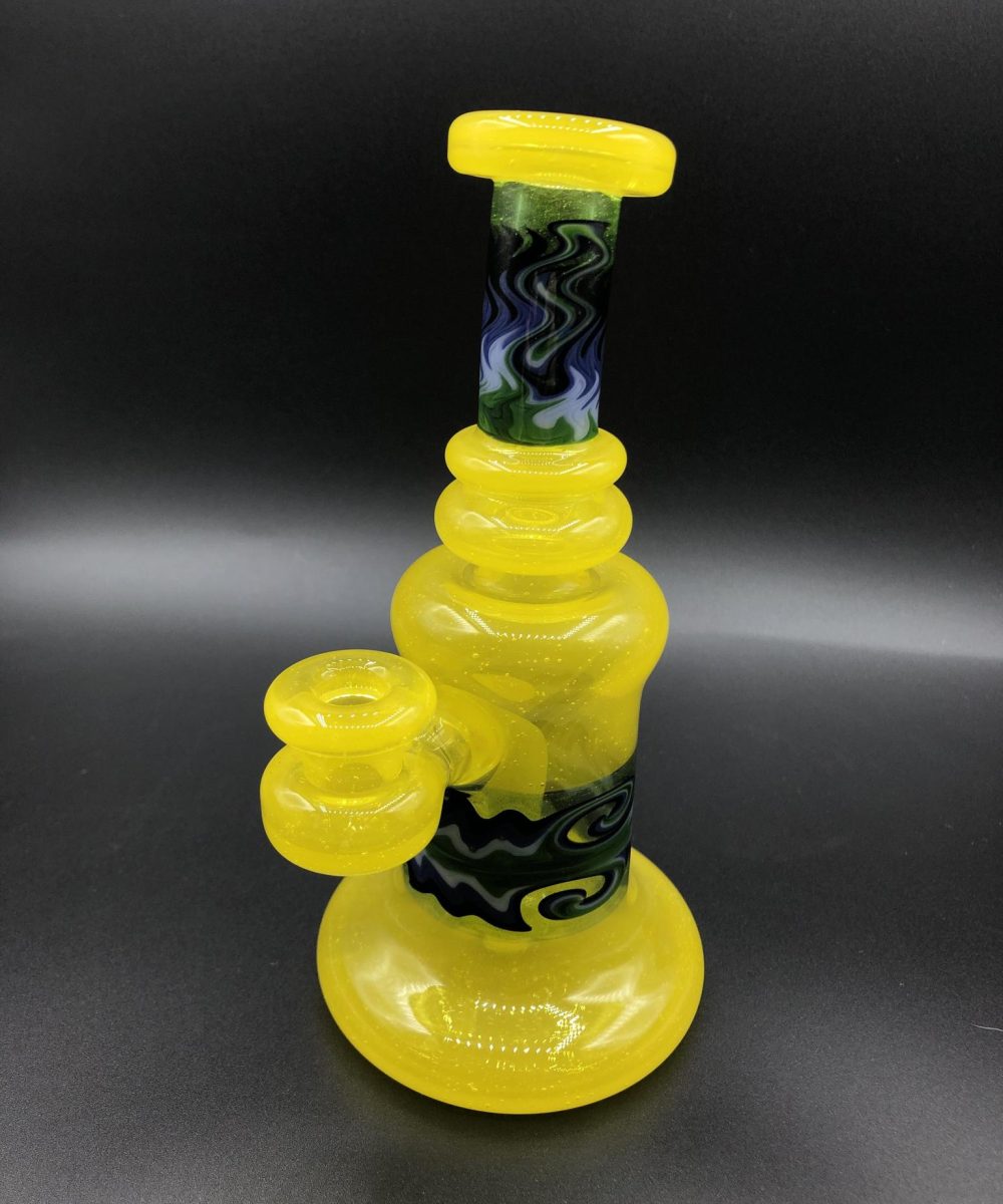 Alternative view of BHOMB BHOMB GLASS: 6" NIMBUS WITH WIG WAG ACCENTS JAMMER RIG