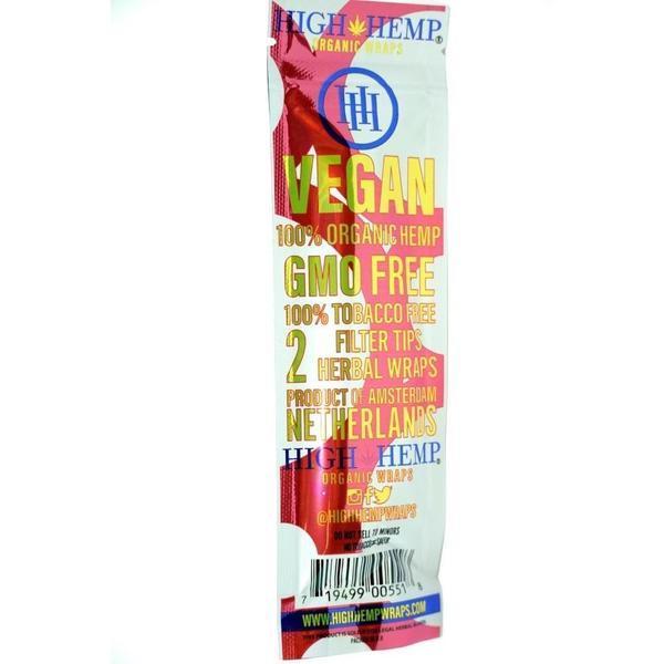 High Hemp: Organic Wrap Pouches (2CT) Bubble Gum