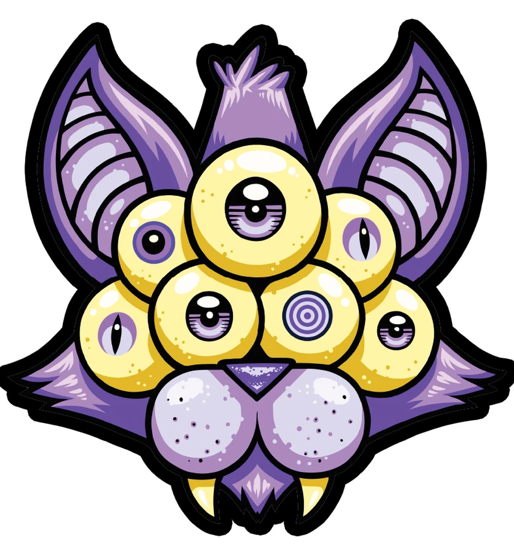 MOOD MATS: 12" CHUMP MAGIC TRIPPY KITTY