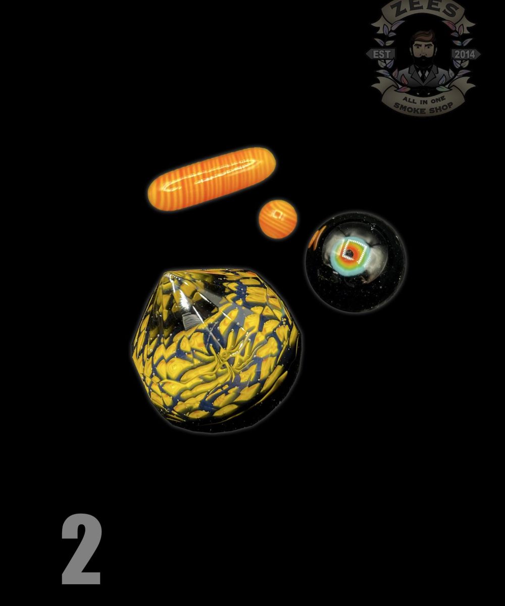 Alternative view of SHIPLEY GLASS: FUNKY FACETS TERP SLURPER SETS