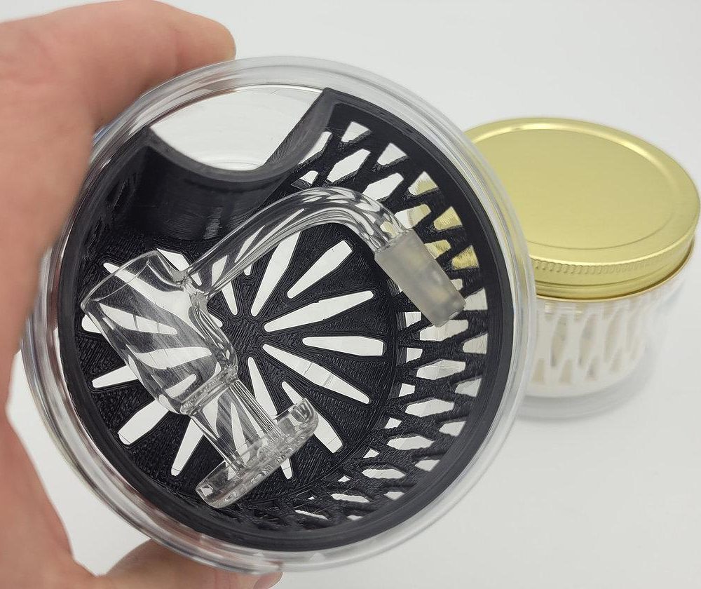 Alternative view of KUHNS GLASS: 12 OZ PEARL JAR WASHING STATION