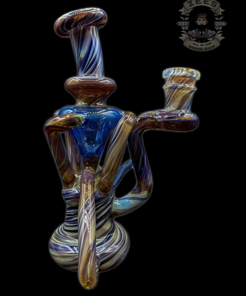 SPUNOUT GLASS: QUAD RECYCLER PASSION AND BLUE DREAM