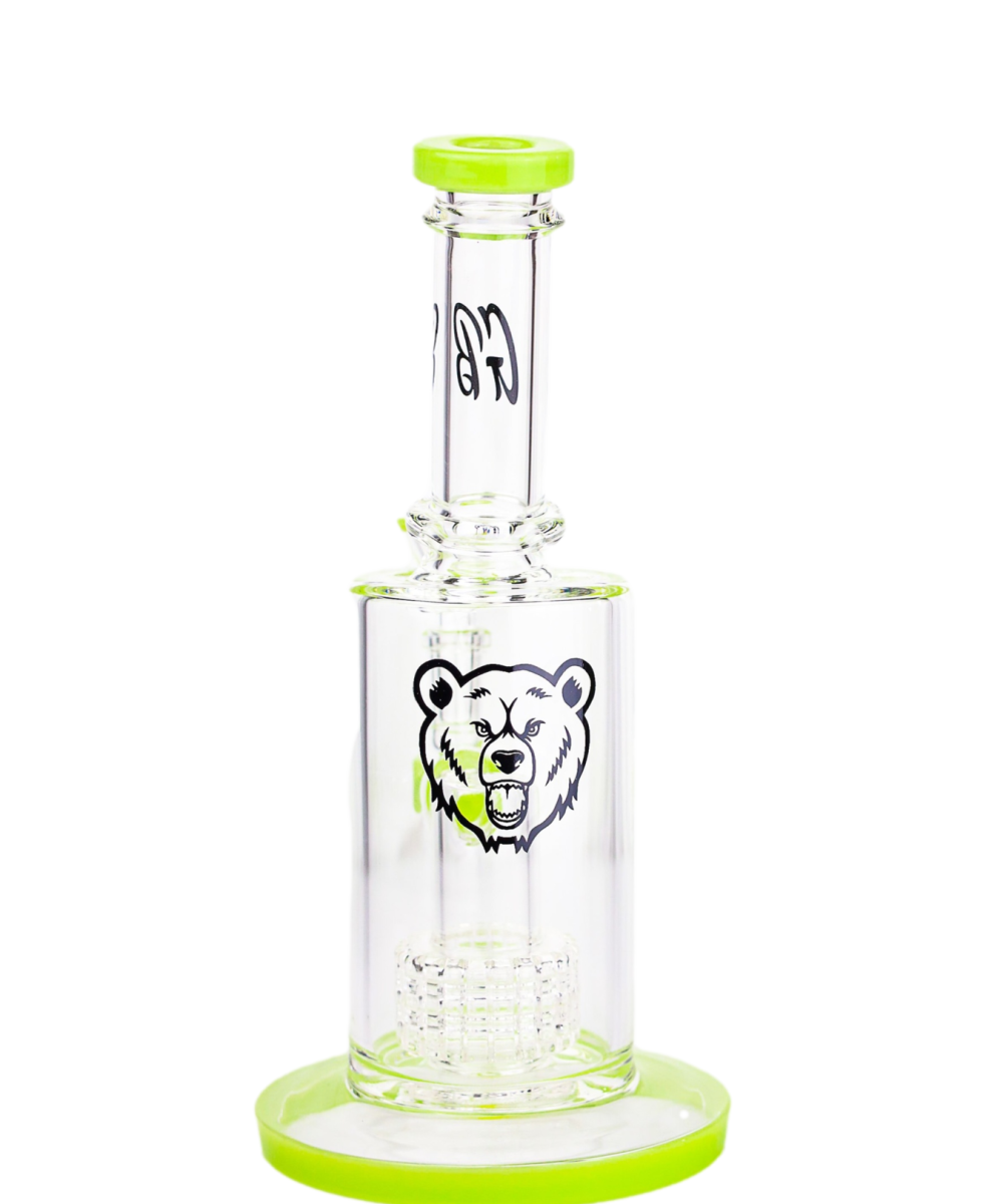 Alternative view of GREEN BEAR: 8" COLOR ACCENTED MATRIX CAN