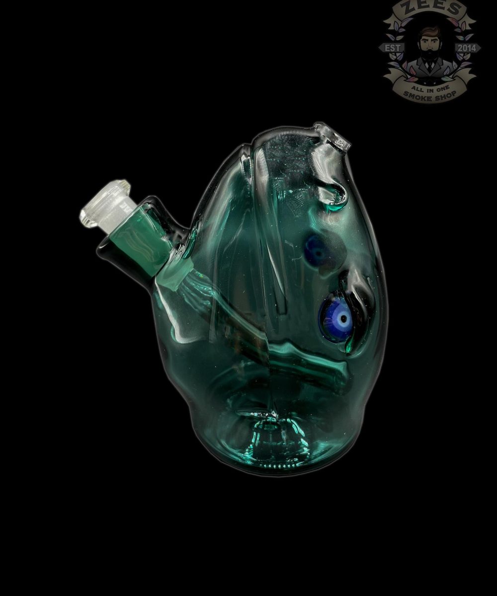 ELBO GLASS: 5" TEAL JAMMER RIG & PENDY COMBO
