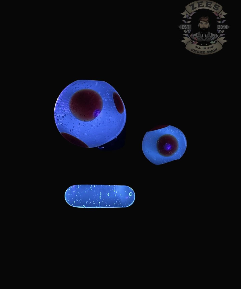 Alternative view of BELLZGLASS: UV YOSHI EGG TERP SLURPER SET