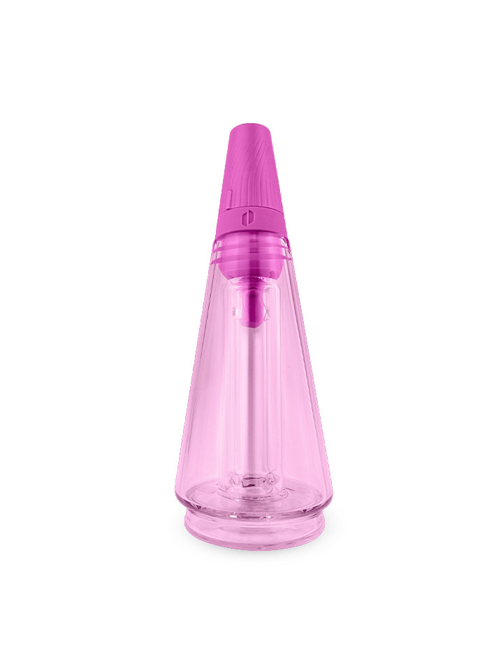 PUFFCO: RIBBON PINK TRAVEL GLASS PUFFCO PEAK ATTACHMENT