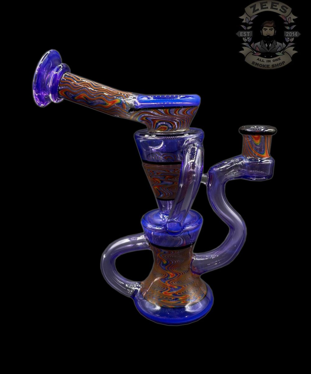BIRDSHOT GLASSWORKS 2:1 STARGAZER WIG WAG DUAL UPTAKE RECYCLER