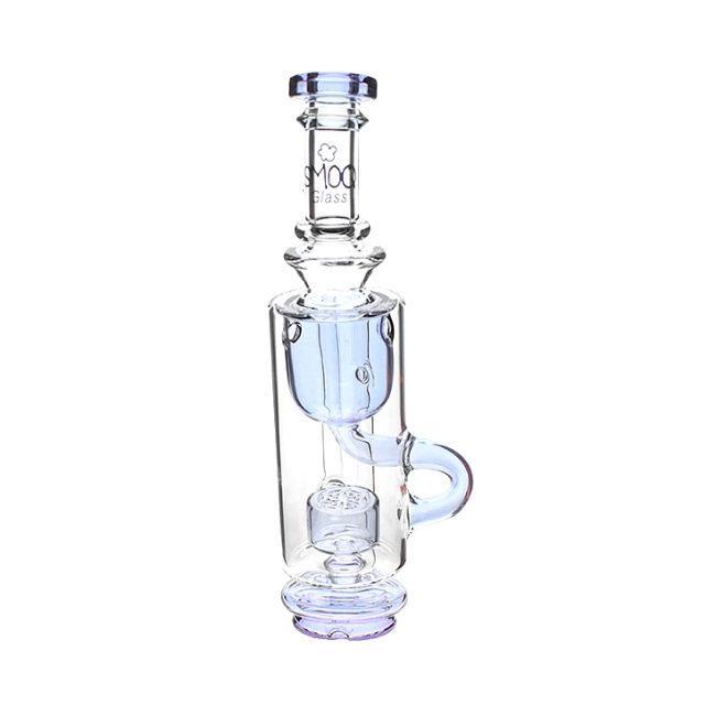 SMOQ GLASS: SEED OF LIFE RECYCLER PUFFCO PEAK ATTACHMENT