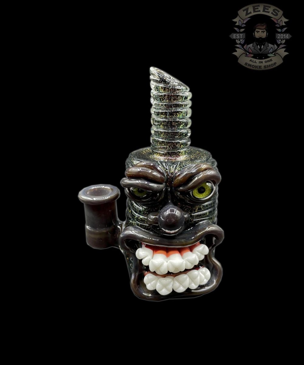 FROSTYS FRESH GLASS: FULL FACE BLACK DICHRO OVER BLACKJACK RIG