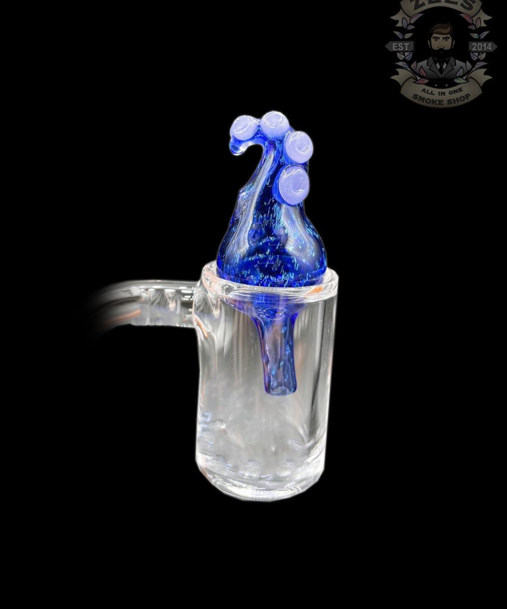 Alternative view of GNARLY HARLEY GLASS: TENTACLE CARB CAP FOR BANGERS