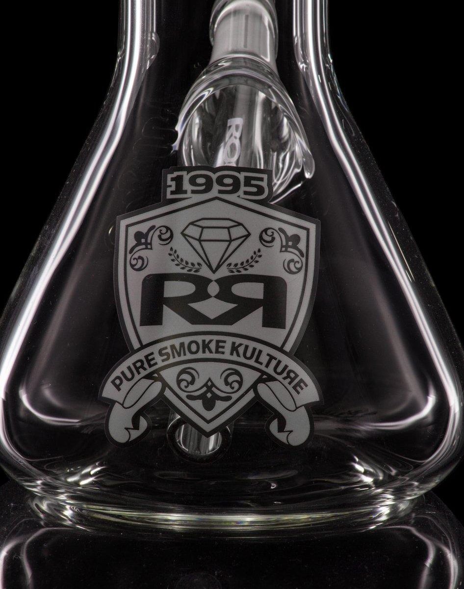 Alternative view of ROOR GLASS: INTRO COLLECTOR SERIES BLACK AND WHITE BEAKER