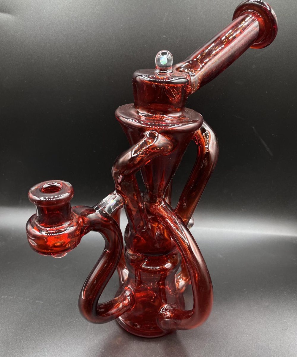 Alternative view of FREBO GLASS: POMEGRANATE TORRENT RECYCLER