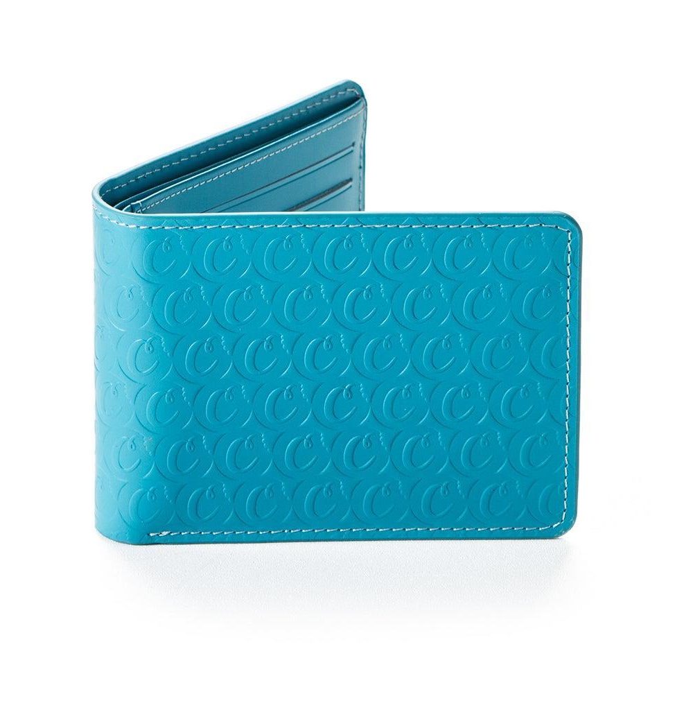 COOKIES: LEATHER MONOGRAM EMBOSSED BILLFOLD WALLET
