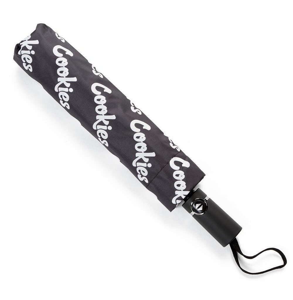 Alternative view of COOKIES: ORIGINAL MINT PRINTED LOGO POLYESTER REPEAT UMBRELLA