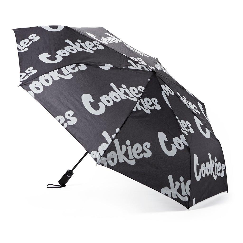 COOKIES: ORIGINAL MINT PRINTED LOGO POLYESTER REPEAT UMBRELLA
