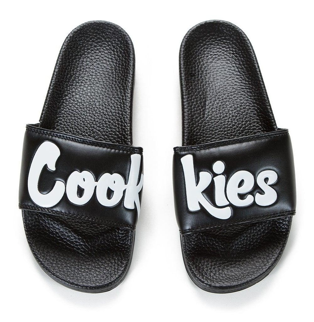 Alternative view of COOKIES: ORIGINAL MINT LOGO FAUX LEATHER (PU) SLIDES