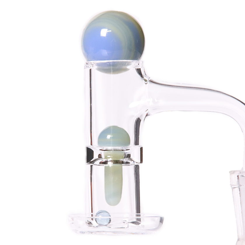 Alternative view of BEAR QUARTZ: HANGING PILLAR TERP SLURPER SET