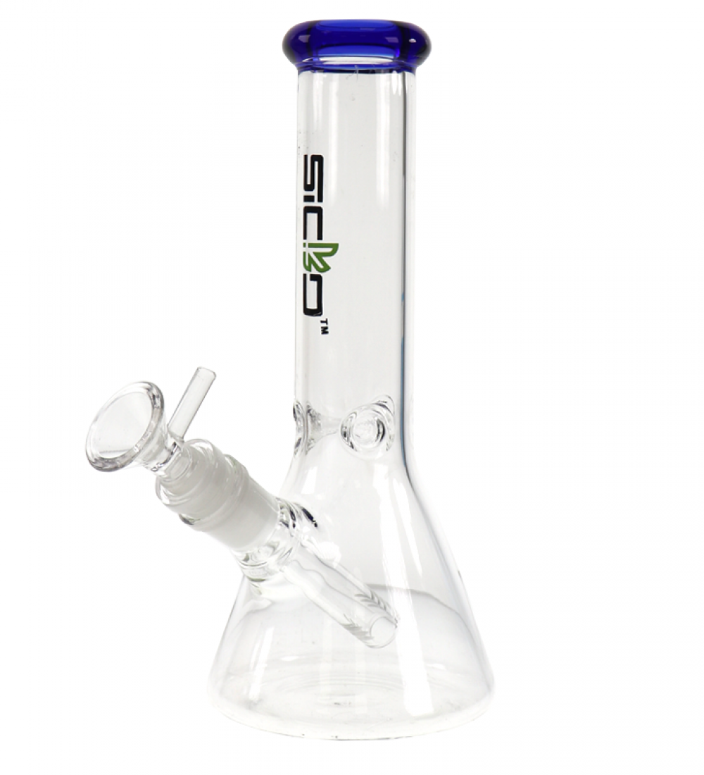 SICKO GLASS: 8" BEAKER WITH ICE CATCHER