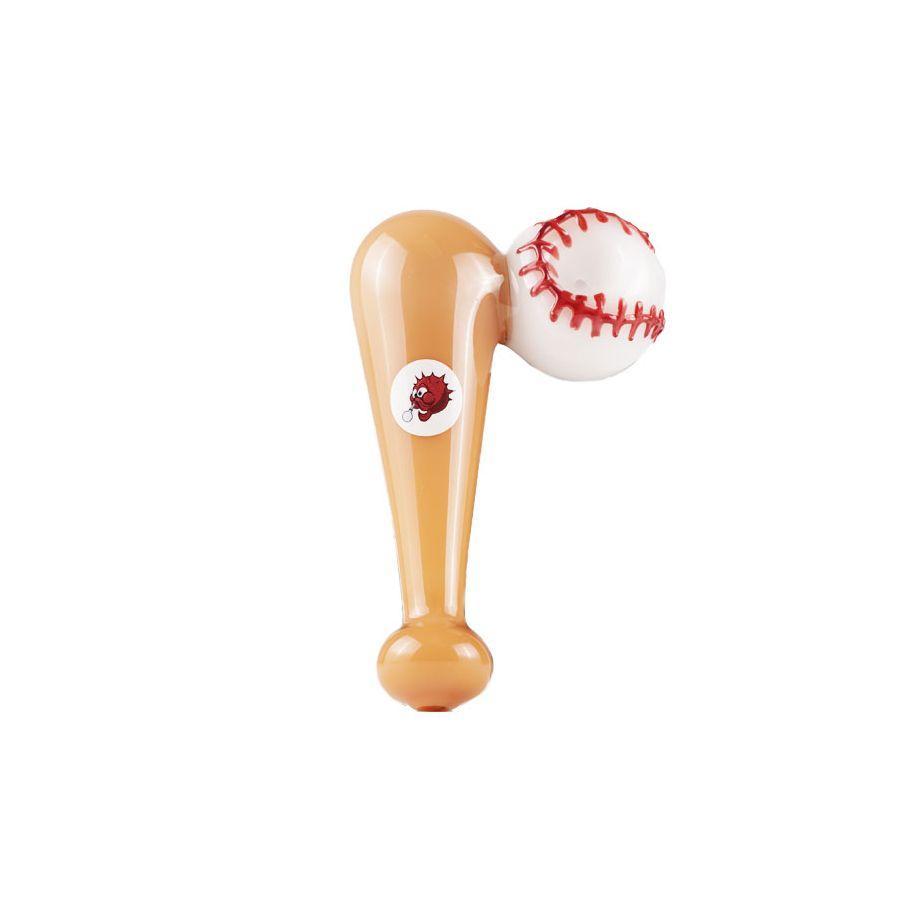 BLOWFISH GLASSWORKS: BASEBALL BAT HAND PIPE