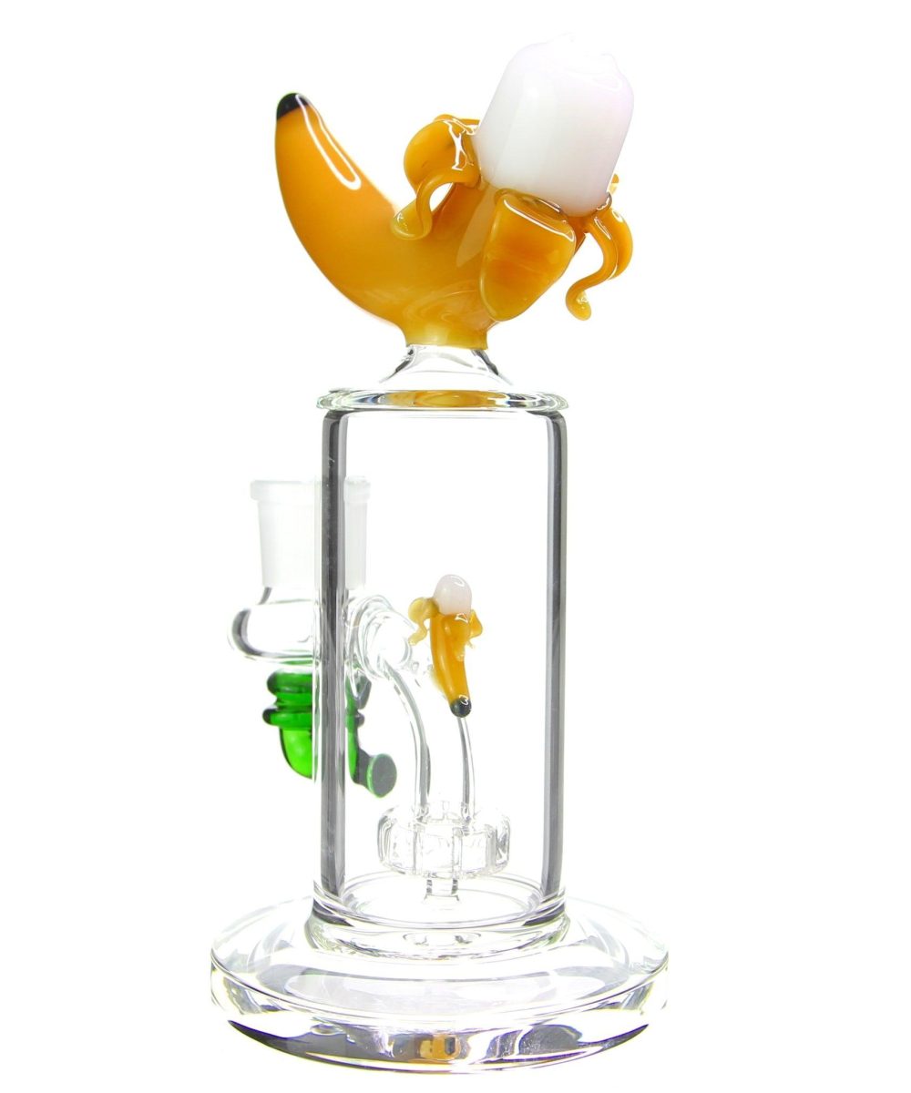 10" BANANA GLASS WATER PIPE