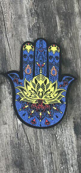 EAST COASTERS: UV DIE CUT HAMSA DAB MAT