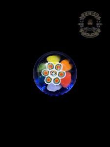 BLUE SINGLE DOT STACK