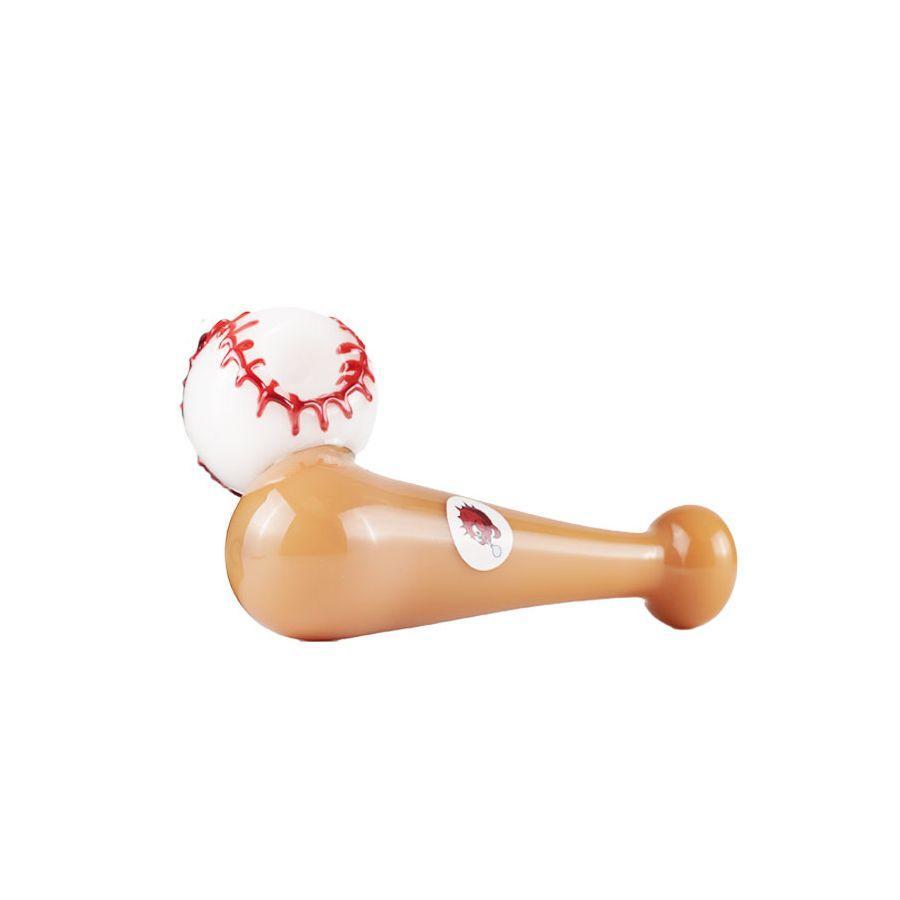 Alternative view of BLOWFISH GLASSWORKS: BASEBALL BAT HAND PIPE