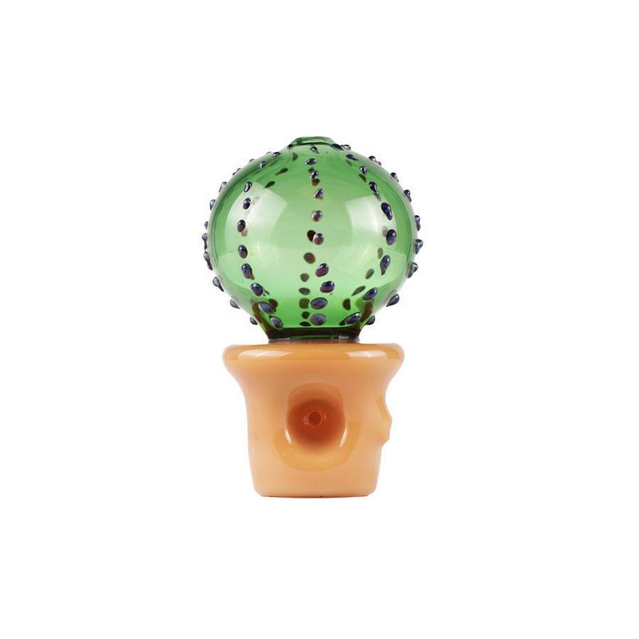 BLOWFISH GLASSWORKS: CACTUS ROUND HAND PIPE