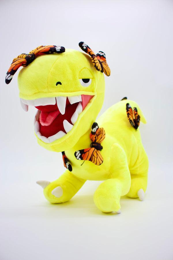 ELBO GLASS X FELT: OPEN MOUTH RAPTOR PLUSH TOY