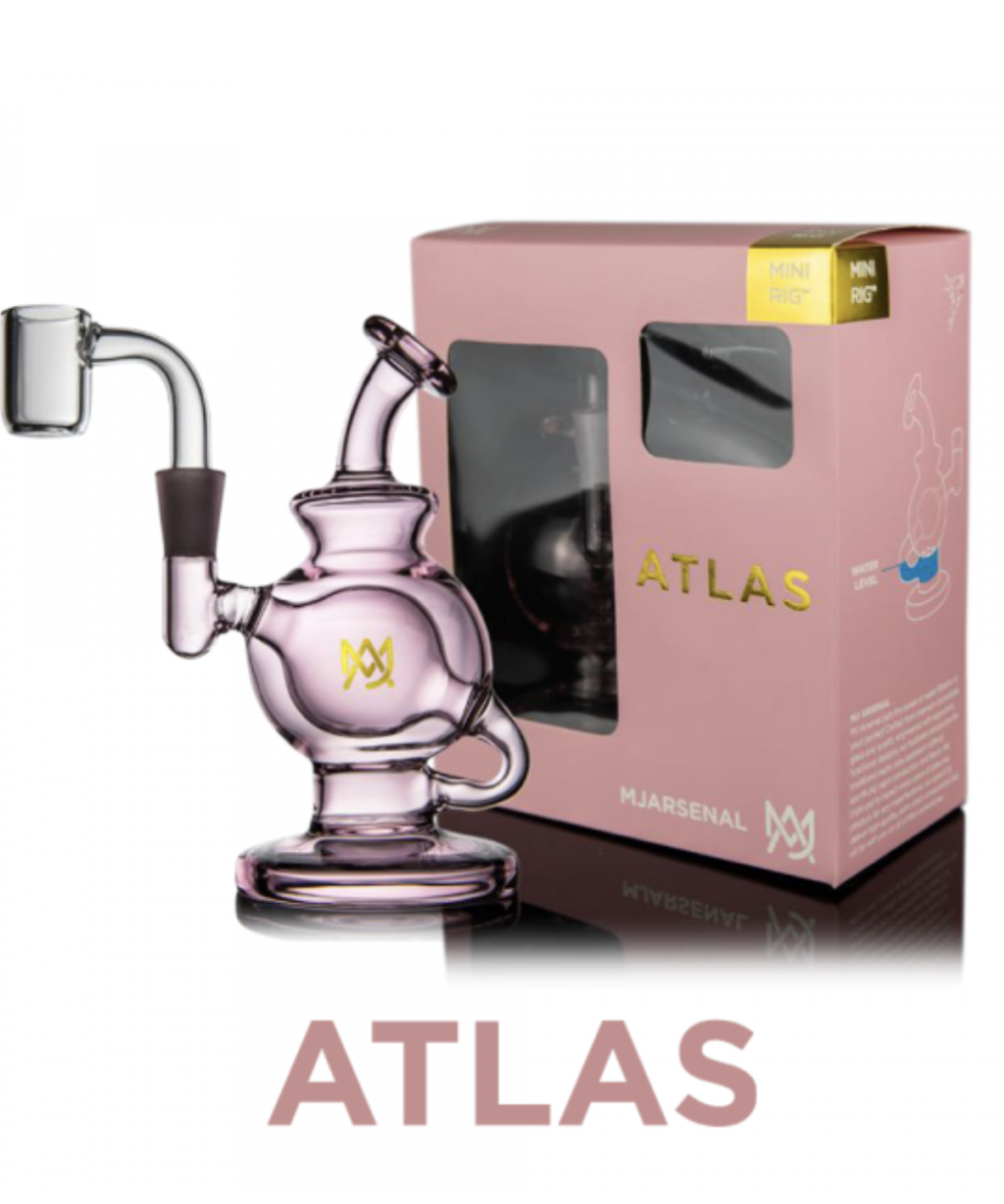 MJ ARSENAL: ATLAS MINI DAB RIG PINK COLLECTION