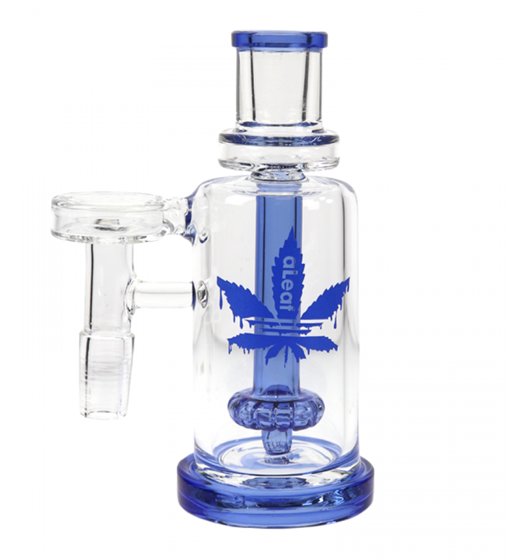 ALEAF GLASS: SHOWER HEAD ASH CATCHER 14MM MALE 90 DEGREE