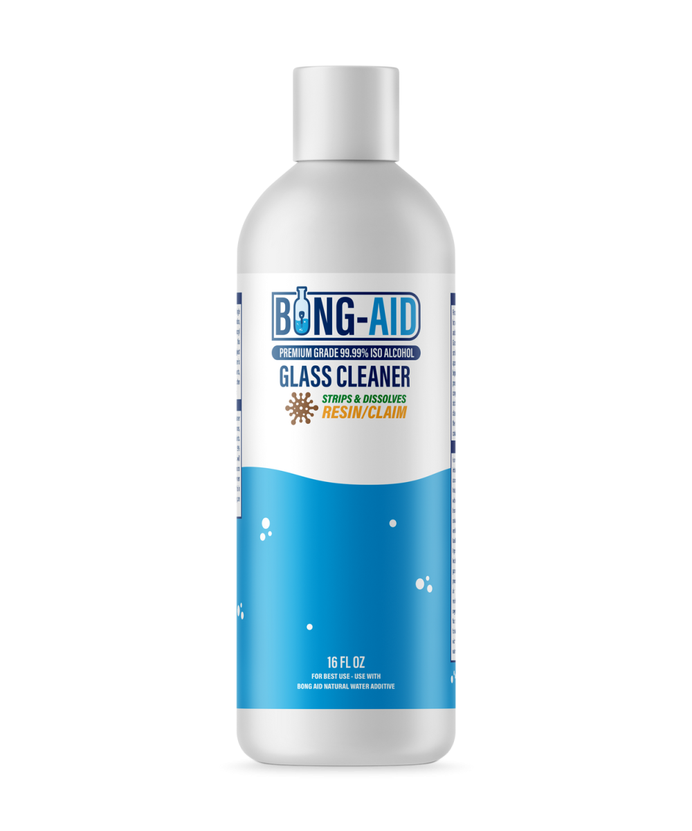 BONG AID: 99% ISO GLASS CLEANER 16 FL. OZ.