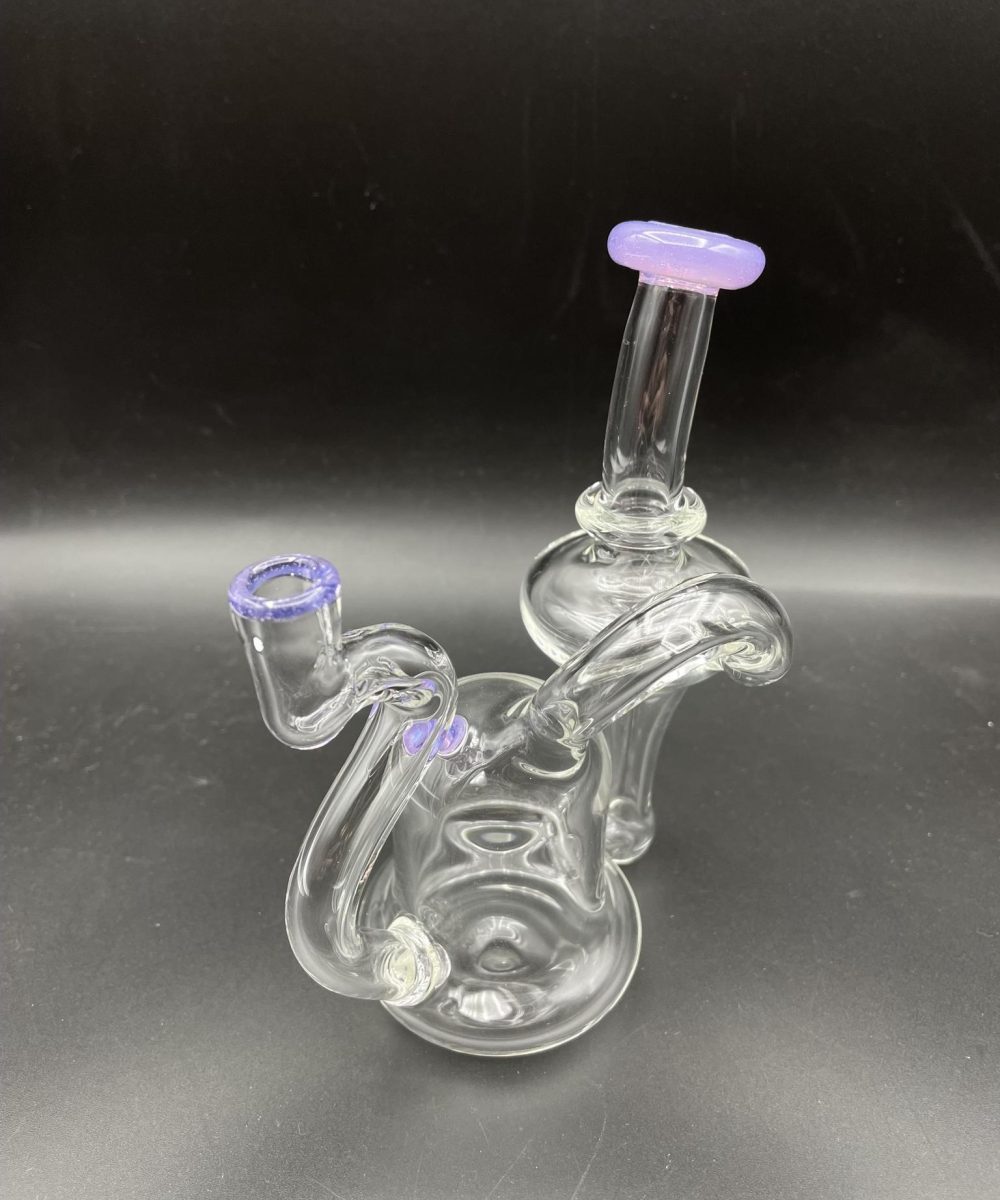 Alternative view of MASAKI GLASS: PURPLE LILAC RBR RECYCLER