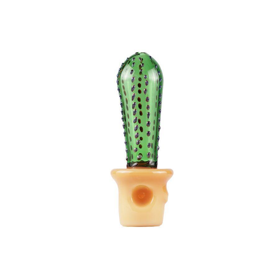 BLOWFISH GLASSWORKS: CACTUS LONG HAND PIPE