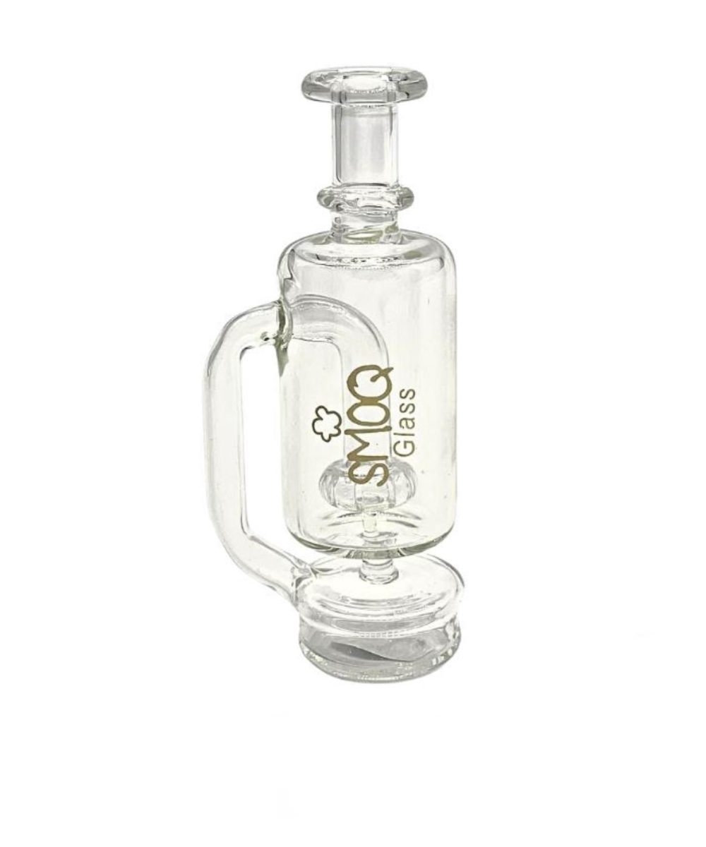SMOQ GLASS: CLEAR ARM FLOATER PUFFCO PEAK ATTACHMENT