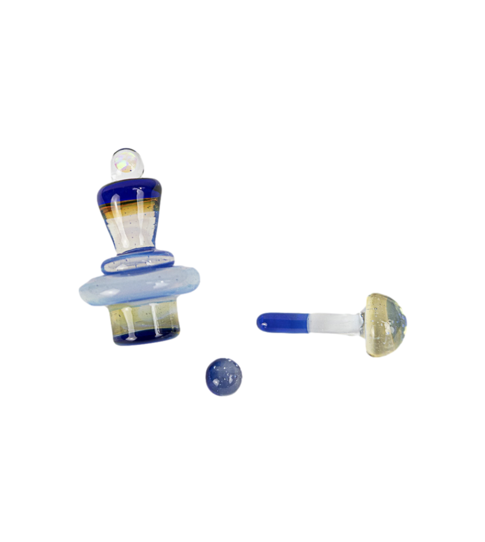 TEMPLE QUARTZ: UFO ENCASED OPAL SLURPER SET