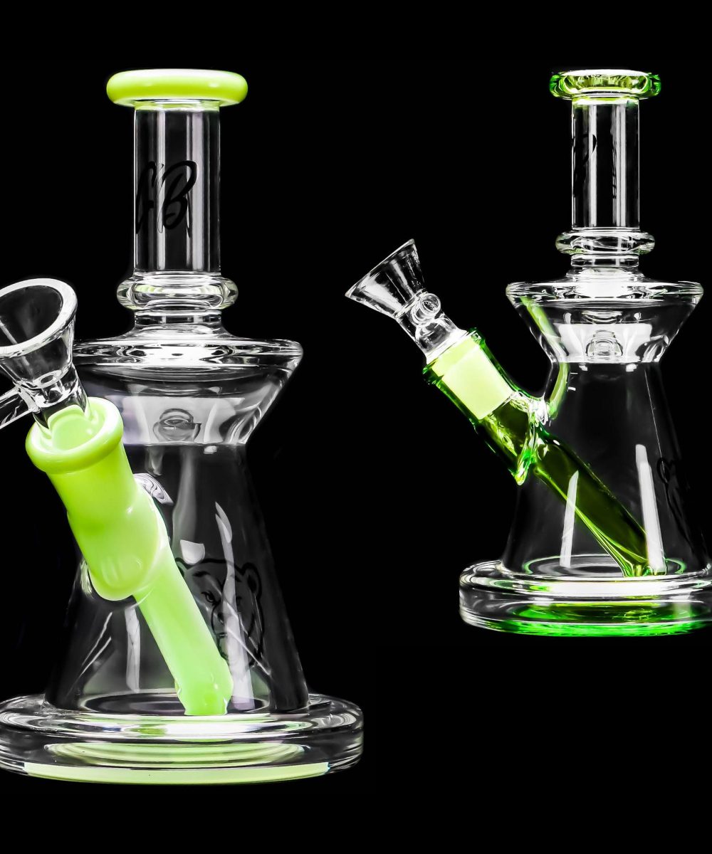 Alternative view of GREEN BEAR: 6" HOUR GLASS RIG