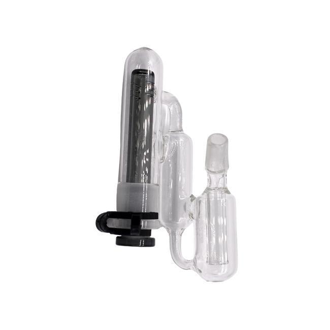 PHOENIX GLASS: 14MM MALE 45 DEGREE RECYCLER ASH CATCHER