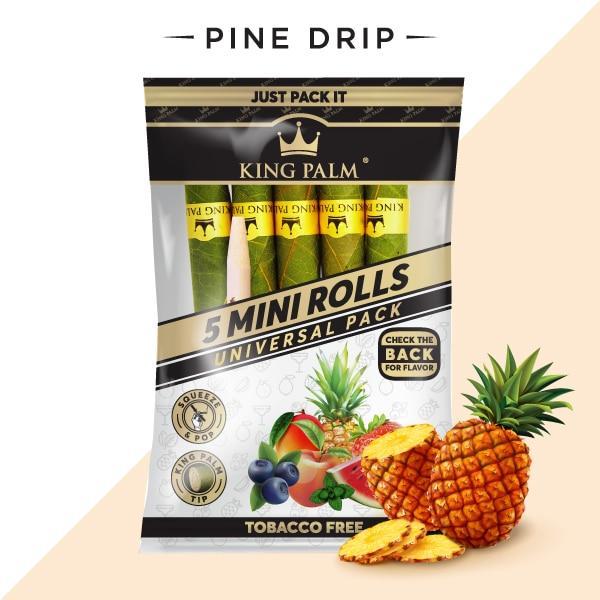 KING PALM: 5 MINI ROLLS PINE DRIP