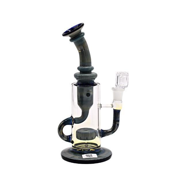 PHOENIX GLASS: 9" FUMED INCYCLER