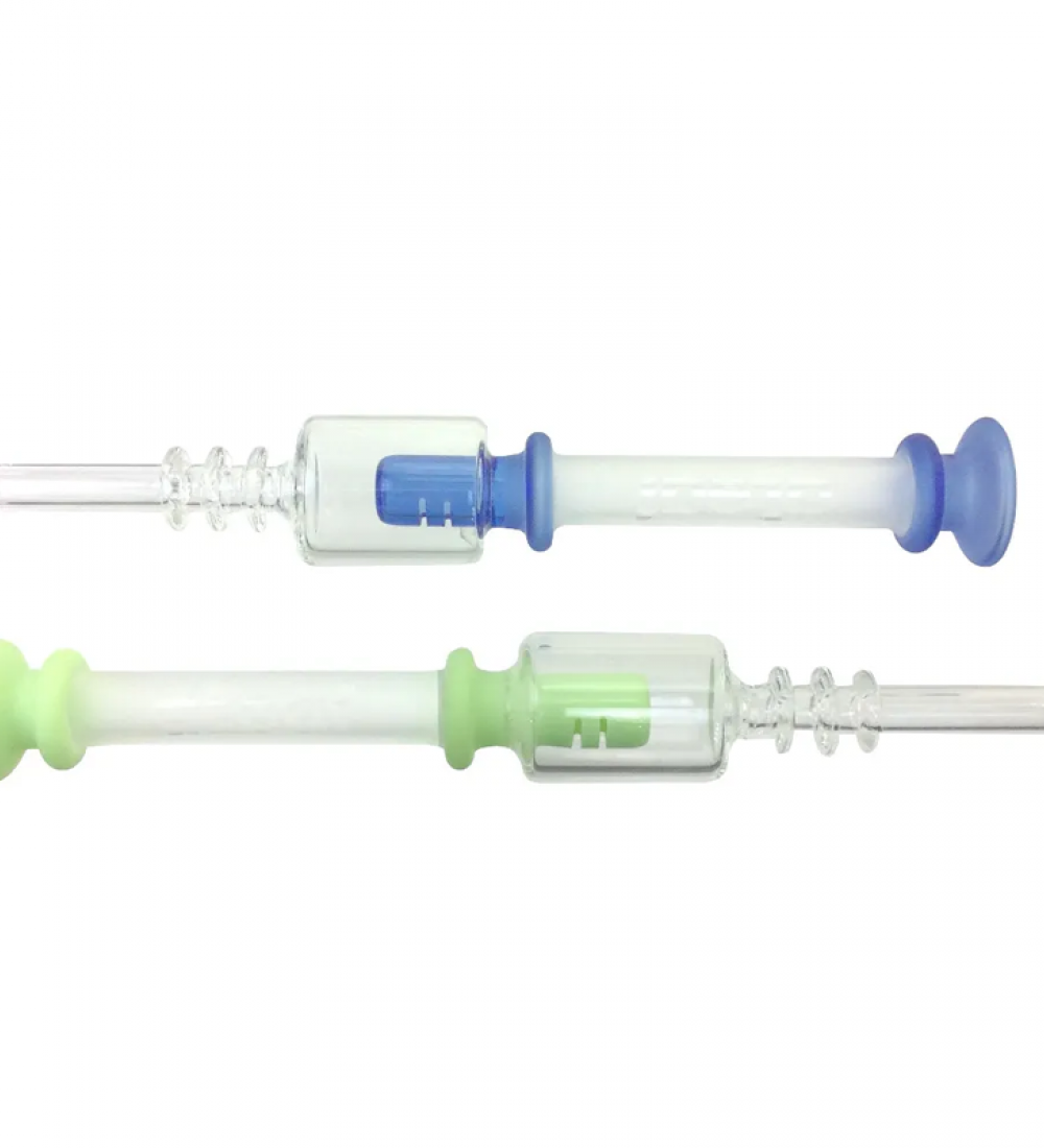 ALEAF GLASS: NECTAR COLLECTOR FROSTED STRAW