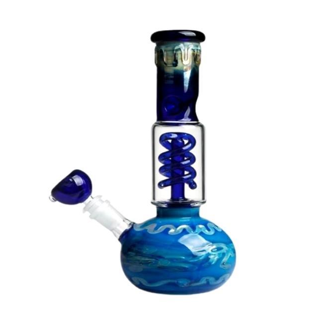 PHOENIX GLASS: 10" SILVER FUME BEAKER