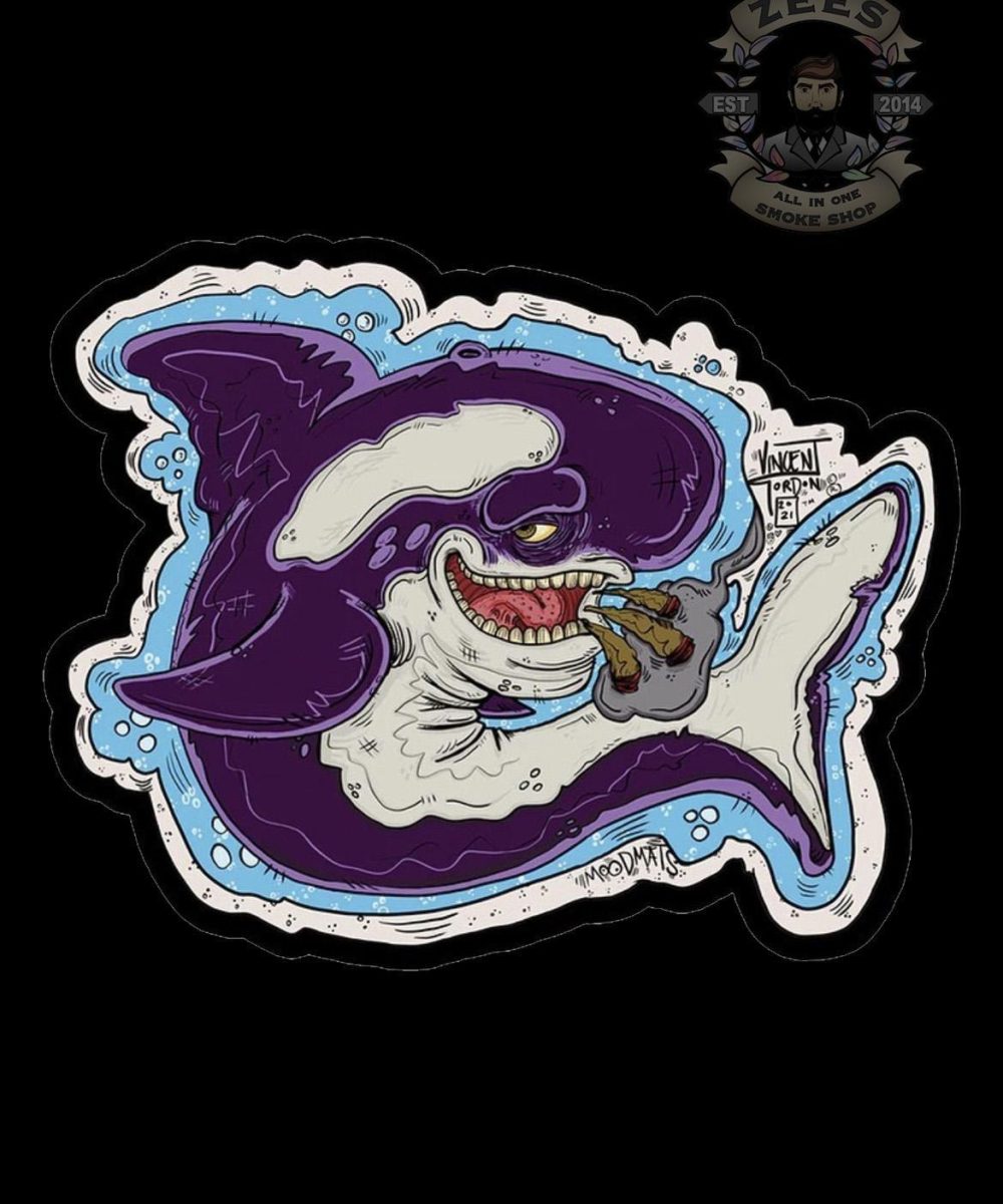 MOOD MATS: 12" VINCENT GORDON PURPLE WHALE