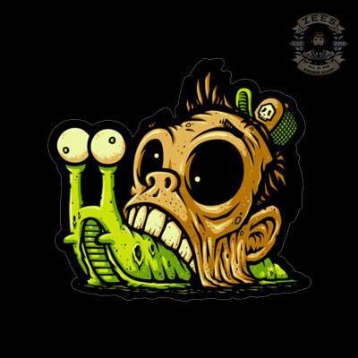 MOOD MATS: 12" CHUMP MAGIC SKULL SNAIL