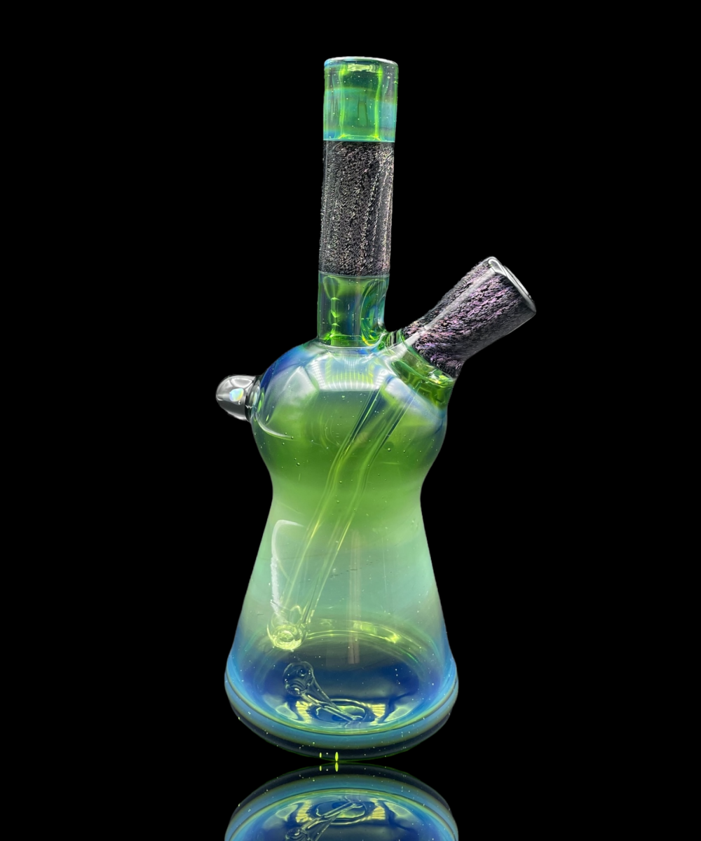 AJ SURF CITY TUBES: GREEN AND BLUE CRUSHED OPAL PULL TUBE