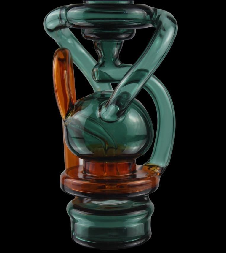Alternative view of SMOQ GLASS: DUAL MULTICOLOR PUFFCO PEAK ATTACHMENT