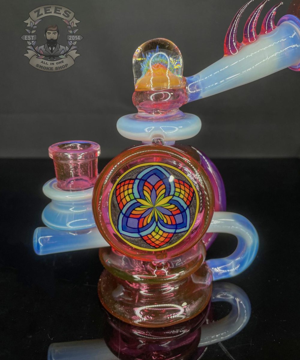 Alternative view of FREEEK GLASS: TELEMAGENTA AND MOONSTONE SINGLE UPTAKE TERPCYCLER