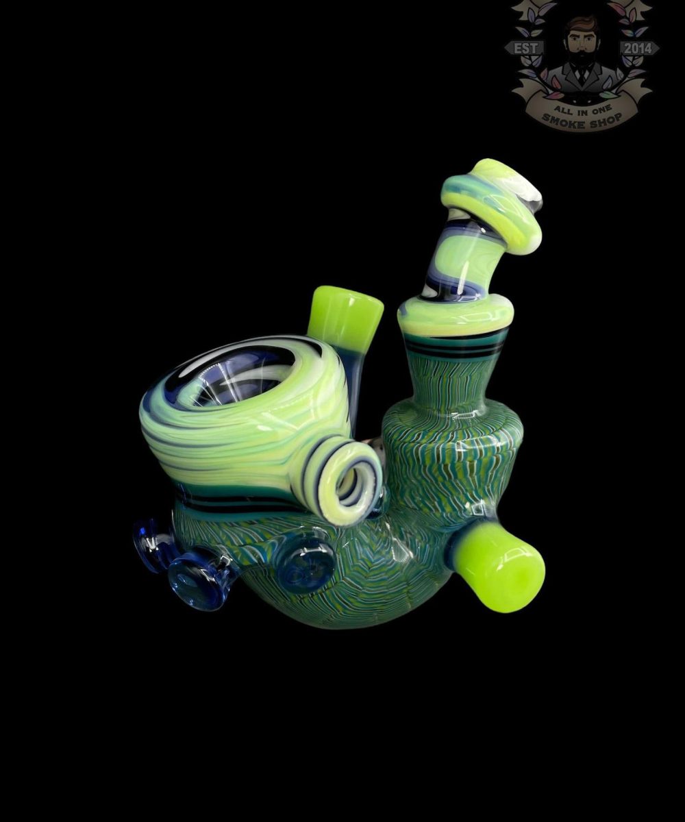 Alternative view of CONVERSION GLASS: WIG WAG SKULL SHERLOCK