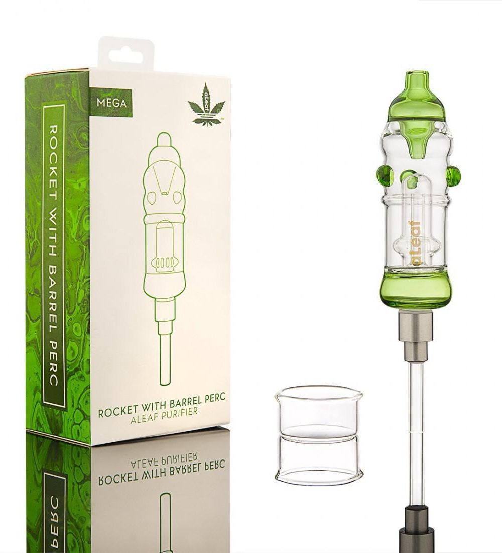 ALEAF GLASS: NECTAR COLLECTOR MEGA SERIES ROCKET BARREL PERC