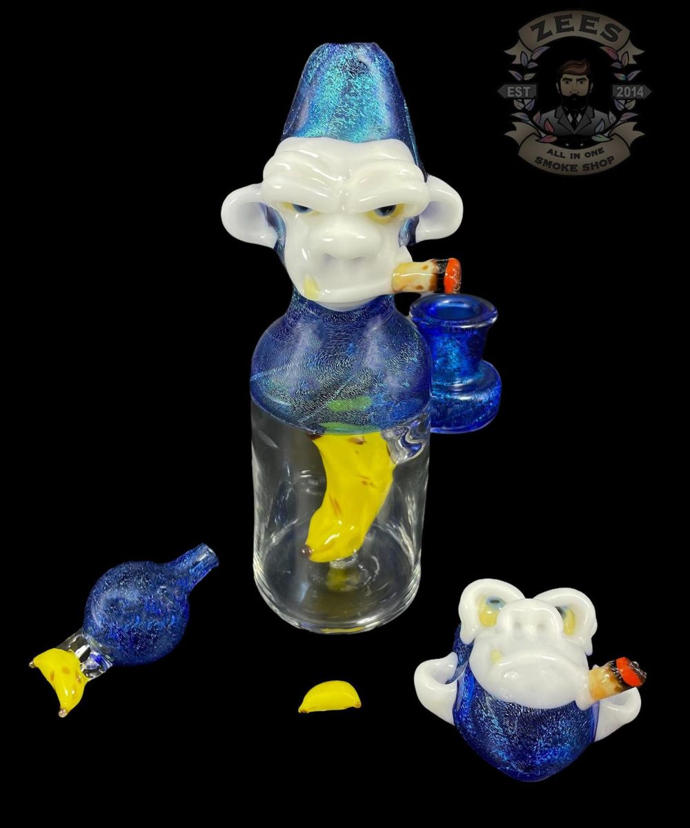 CATALYST GLASS: BLUE DICHRO SMOKIN' CHIMP RIG SET